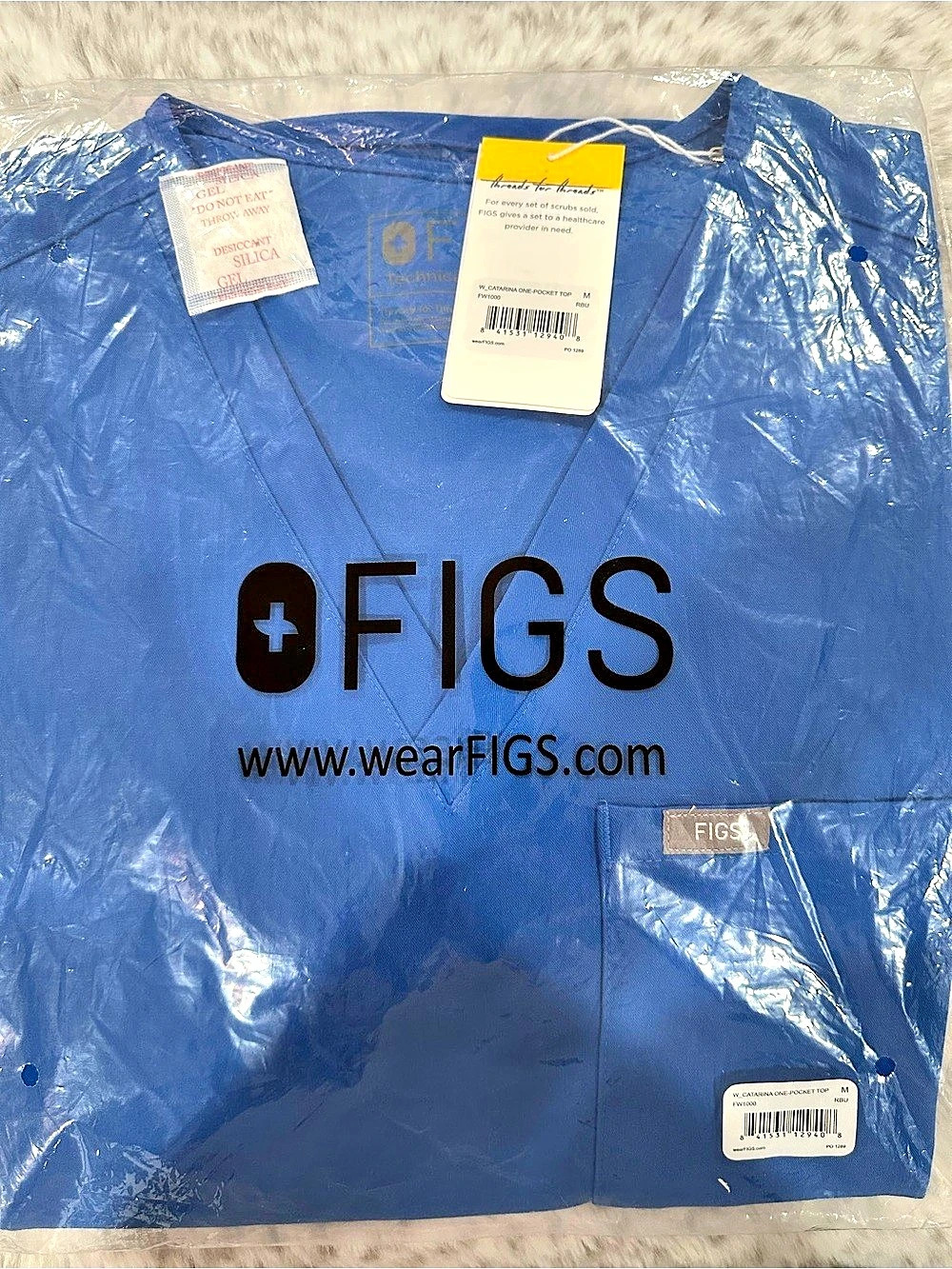 FIGS Kade Cargo Petite Pants and Catarina One-Pocket Scrub Top Set NWT